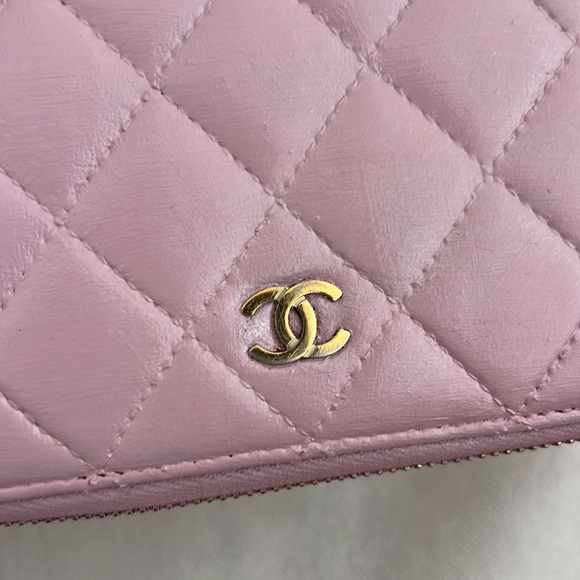 Chanel CC Patent Leather Timeless Wallet on Chain WOC Chain Crossbody Purse Bag - Picture 4 of 15